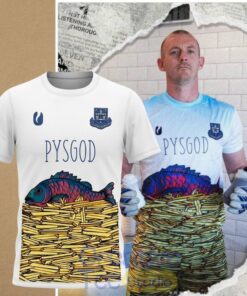 Pysgod Fish and Chips Viral Football Goalkeeper Shirt