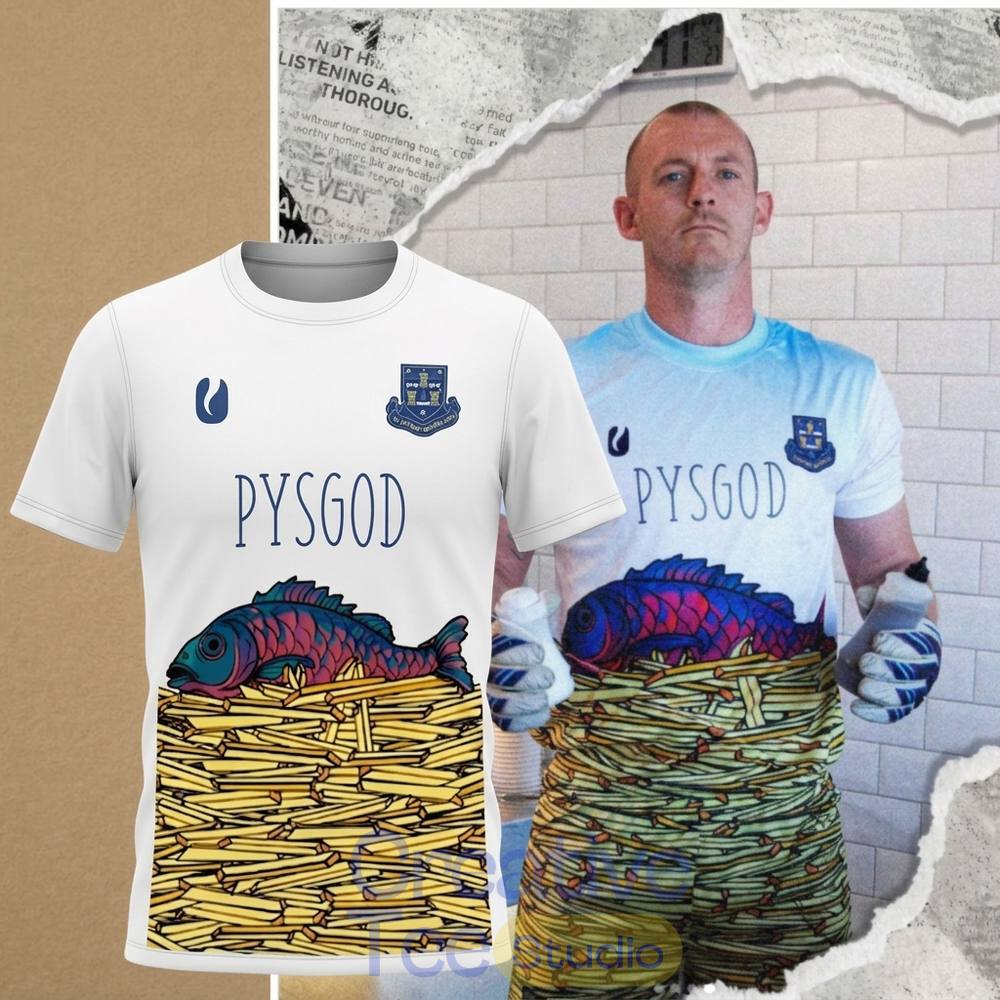 Pysgod Fish and Chips Viral Football Goalkeeper Shirt Pysgod Fish and Chips Viral Football Goalkeeper Shirt