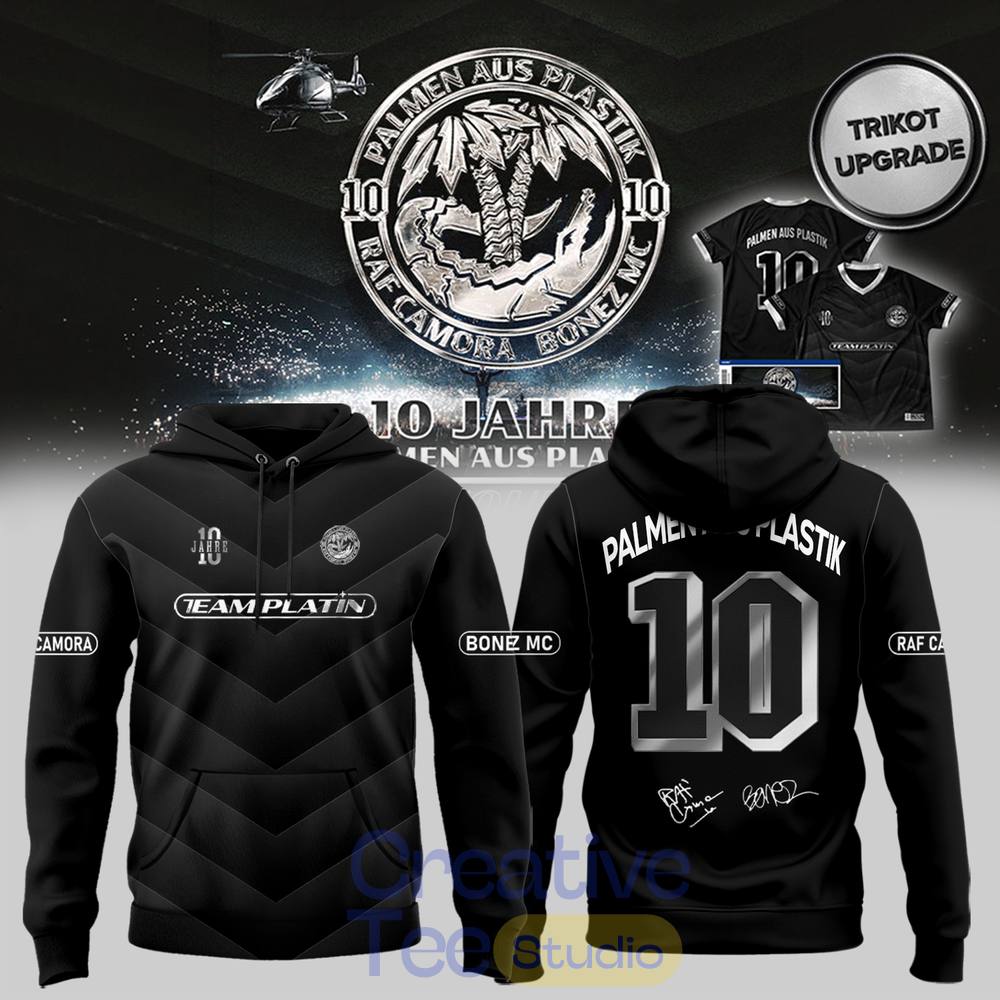 RAF Camora & Bonez MC “10 Jahre Palmen aus Plastik Tour” Hoodie RAF Camora & Bonez MC “10 Jahre Palmen aus Plastik Tour” Hoodie