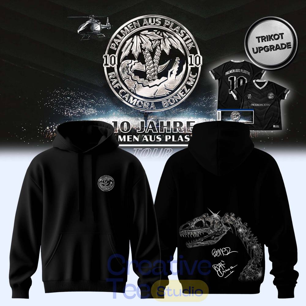 RAF Camora & Bonez MC “10 Jahre Palmen aus Plastik Tour” Hoodie Black RAF Camora & Bonez MC “10 Jahre Palmen aus Plastik Tour” Hoodie Black