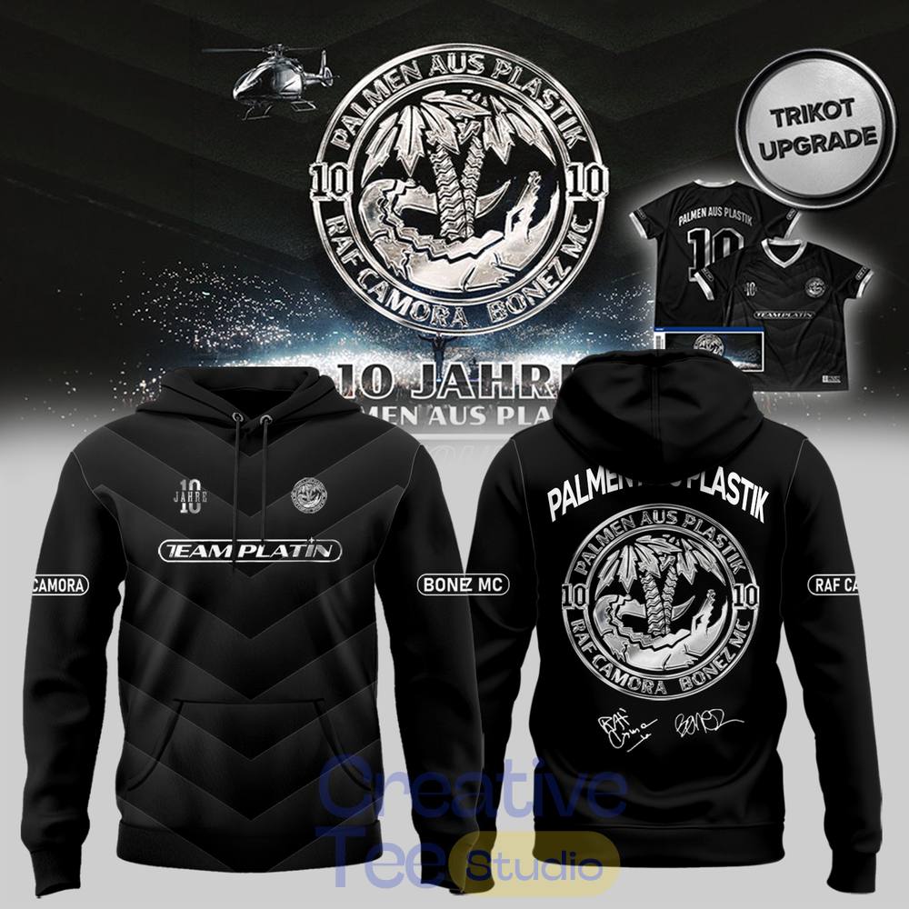 RAF Camora & Bonez MC “10 Jahre Palmen aus Plastik Tour” Special Hoodie RAF Camora & Bonez MC “10 Jahre Palmen aus Plastik Tour” Special Hoodie