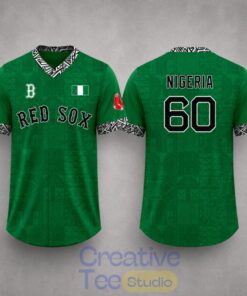 Red Sox Nigerian Celebration 2026 Nigeria 60 Baseball Jersey Red Sox Nigerian Celebration 2026 Nigeria 60 Baseball Jersey