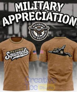 Richmond Flying Squirrels 2026 Military Appreciation Special T-Shirt