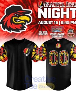 Rochester Red Wings 2026 Grateful Dead Night Special Baseball Jersey