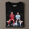 Ronaldo and Messi Classic Retro Soccer Smoke Shirt