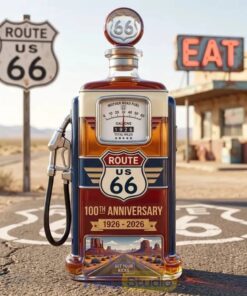 Route 66 1926-2026 100th Anniversary Whiskey Bottle