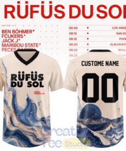 Rufus Du Sol 2026 Tour Special Football Jersey