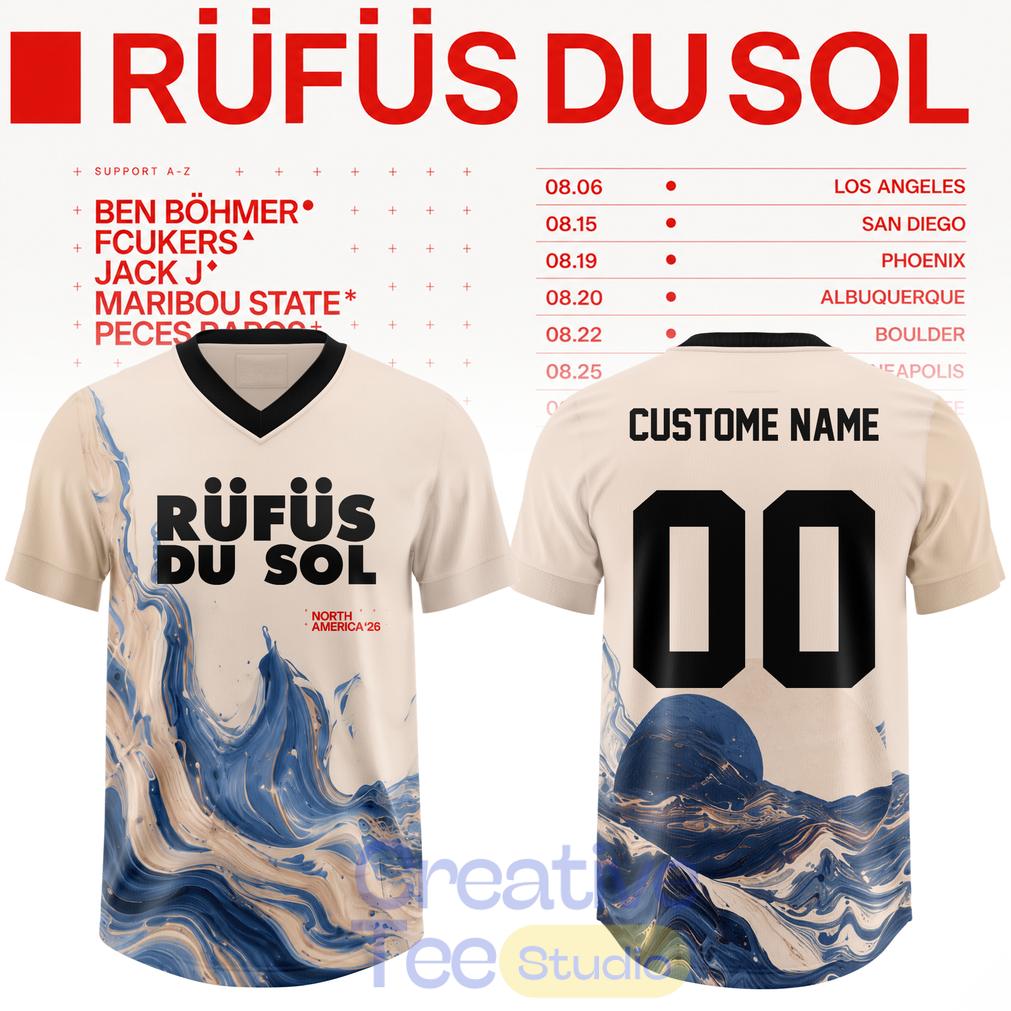 Rufus Du Sol 2026 Tour Special Football Jersey Rufus Du Sol 2026 Tour Special Football Jersey