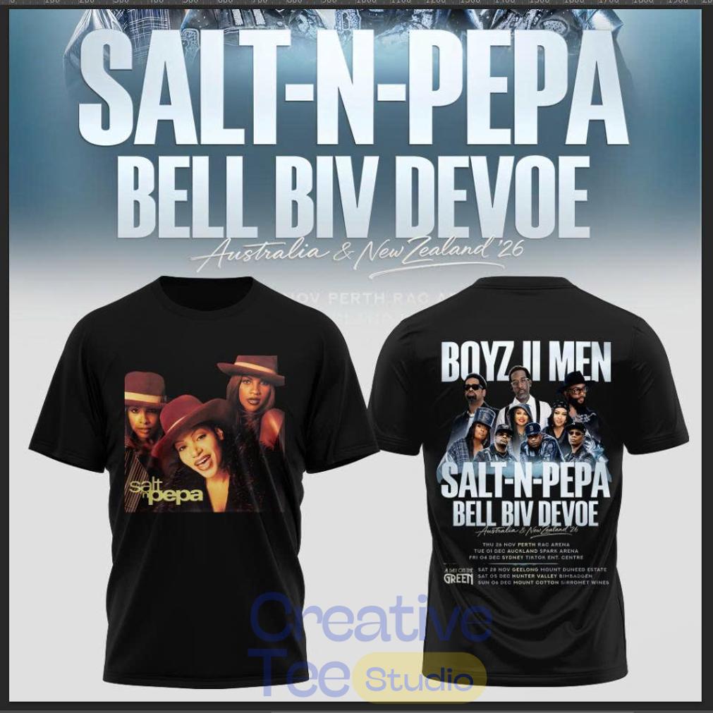 SALT-N-PEPA • BOYZ II MEN • BELL BIV DEVOE Special T-Shirt SALT-N-PEPA • BOYZ II MEN • BELL BIV DEVOE Special T-Shirt