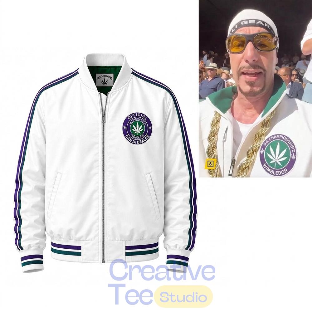 Sacha Baron Cohen Ali G Wimbledon Bomber Jacket Sacha Baron Cohen Ali G Wimbledon Bomber Jacket