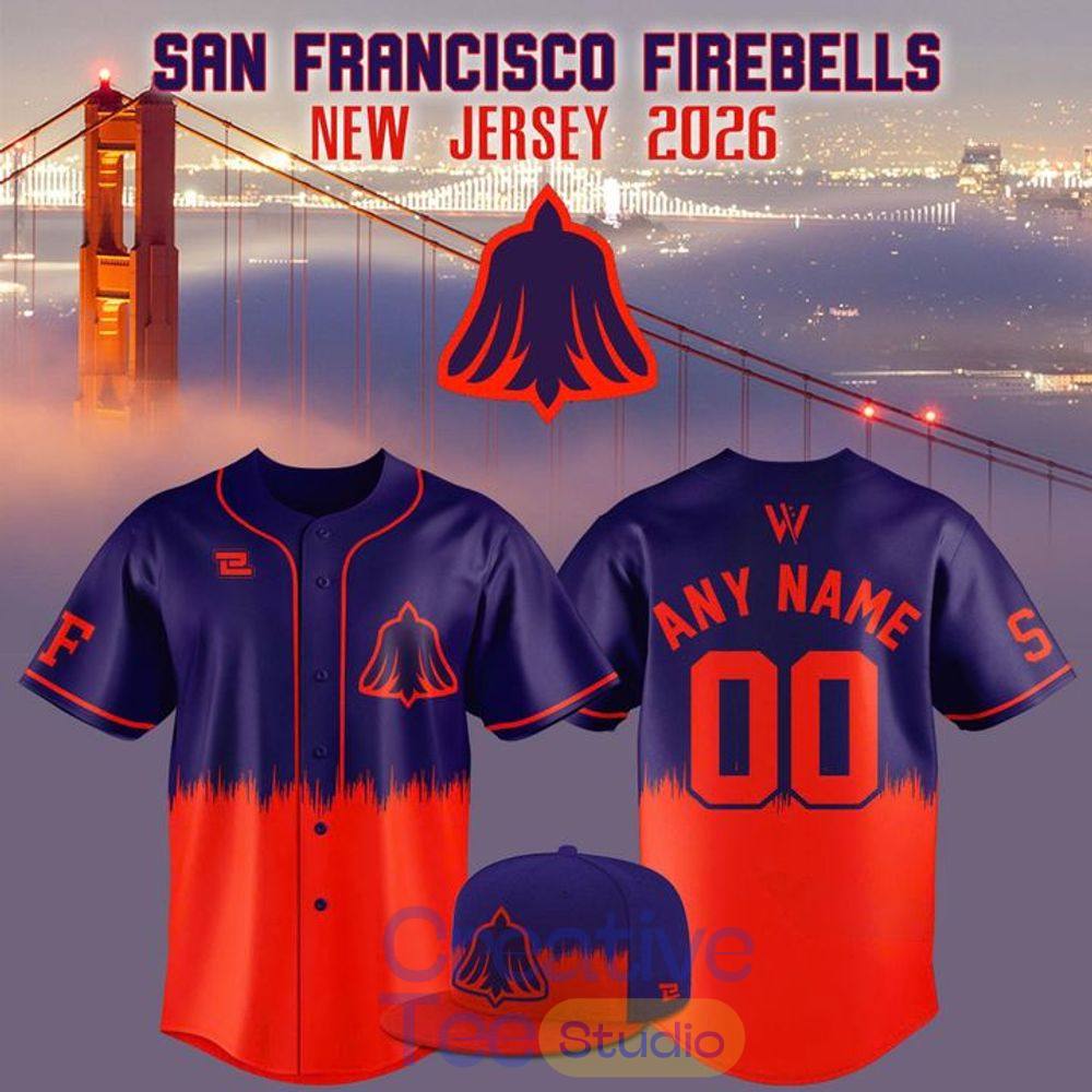 San Francisco Firebells Inspired by Lillie Hitchcock Coit 2026 Baseball Jersey San Francisco Firebells Inspired by Lillie Hitchcock Coit 2026 Baseball Jersey