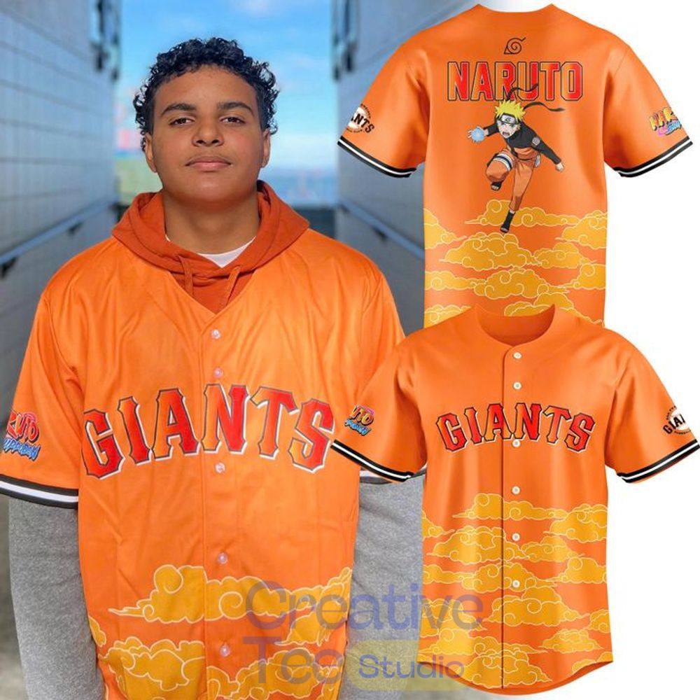 San Francisco Giants x Naruto Shippuden Night 2026 Special Baseball Jersey San Francisco Giants x Naruto Shippuden Night 2026 Special Baseball Jersey