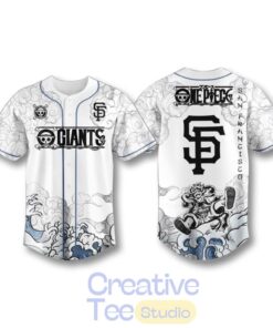 San Francisco Giants x One Piece Luffy Gear Baseball Jersey 2026