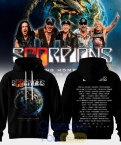 Scorpions Coming Home 2026 World Tour Hoodie