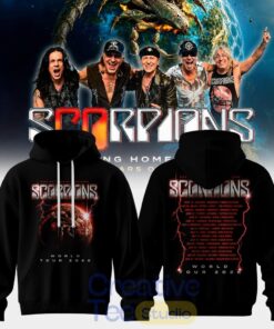 Scorpions Coming Home 2026 World Tour Hoodie