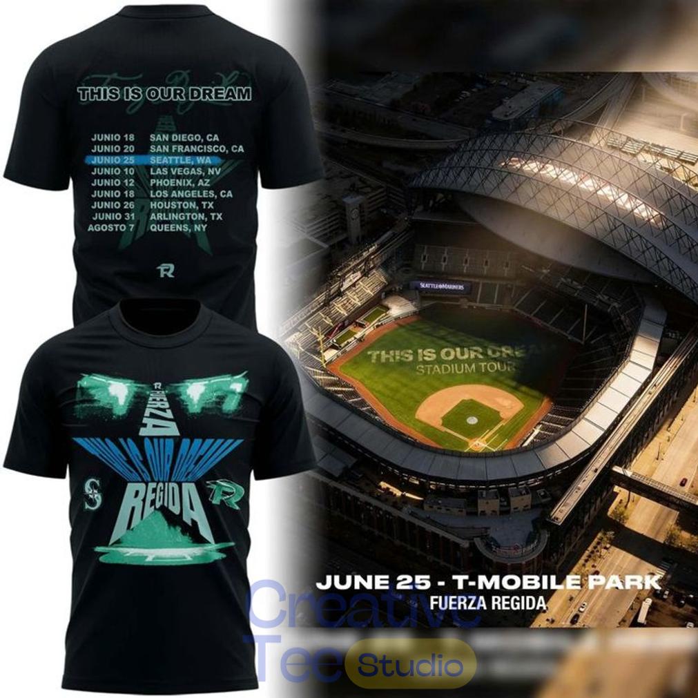 Seattle Mariners x Fuerza Regida 2026 T-Shirt Seattle Mariners x Fuerza Regida 2026 T-Shirt