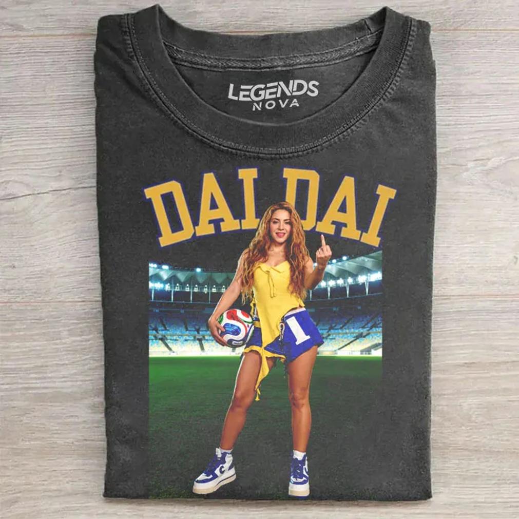 Shakira World Cup 2026 Dai Dai Graphic Shirt Shakira World Cup 2026 Dai Dai Graphic Shirt
