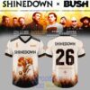 Shinedown X Bush Co-Headline Australian & NZ Tour Football Jersey