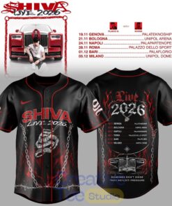 Shiva Live Tour 2026 Baseball Jersey