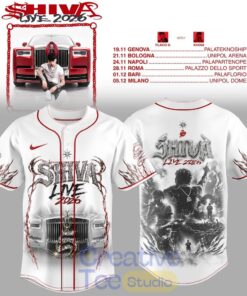 Shiva Live Tour 2026 Baseball Jersey