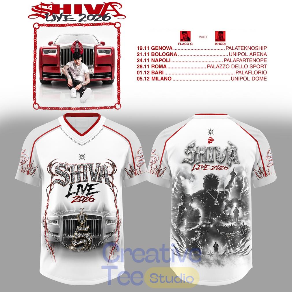 Shiva Live Tour 2026 Football Jersey Shiva Live Tour 2026 Football Jersey