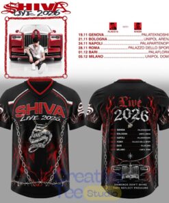 Shiva Live Tour 2026 Football Jersey