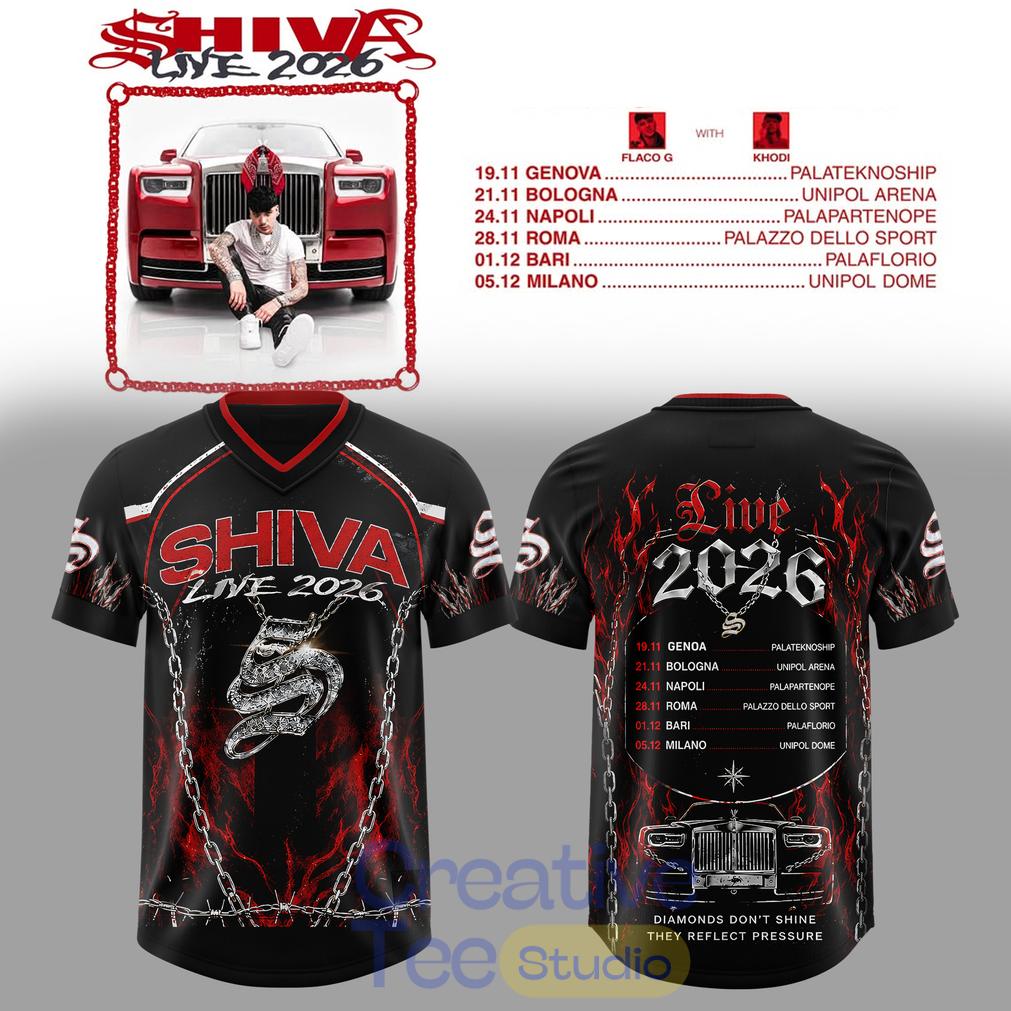 Shiva Live Tour 2026 Football Jersey Shiva Live Tour 2026 Football Jersey