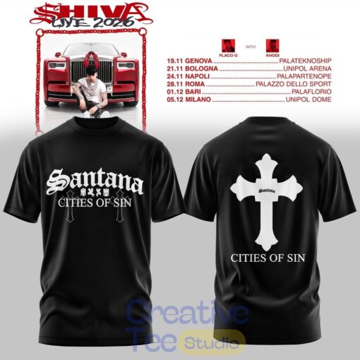 Shiva Live Tour 2026 T-Shirt - Creativeteestudio