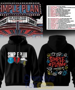 Simple Plan The Bigger Than You Think Tour Premium Hoodie Simple Plan The Bigger Than You Think Tour Premium Hoodie