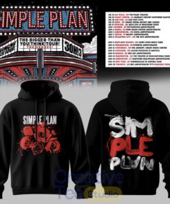 Simple Plan The Bigger Than You Think Tour Premium Hoodie