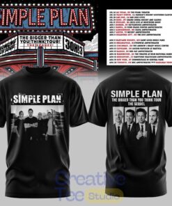Simple Plan The Bigger Than You Think Tour Premium T-Shirt