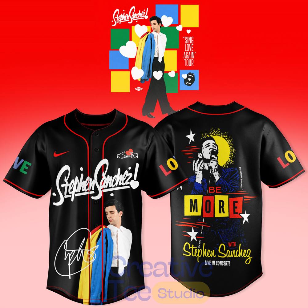 Sing Love Again Tour Premium 3D Baseball Jersey – Be More Graphic Style Sing Love Again Tour Premium 3D Baseball Jersey – Be More Graphic Style