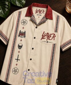 Slayer Mexican Inpsired Luxury Design Hawaiian Shirt
