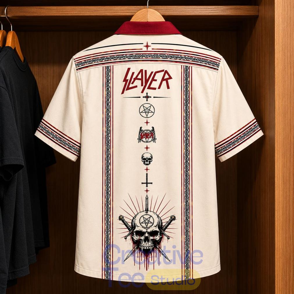 Slayer Mexican Inpsired Luxury Design Hawaiian Shirt Slayer Mexican Inpsired Luxury Design Hawaiian Shirt