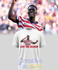 Soccer World Cup 2026 “Can’t Ban Balogun” T-Shirt Soccer World Cup 2026 “Can’t Ban Balogun” T-Shirt