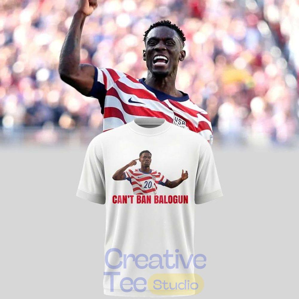 Soccer World Cup 2026 “Can’t Ban Balogun” T-Shirt Soccer World Cup 2026 “Can’t Ban Balogun” T-Shirt