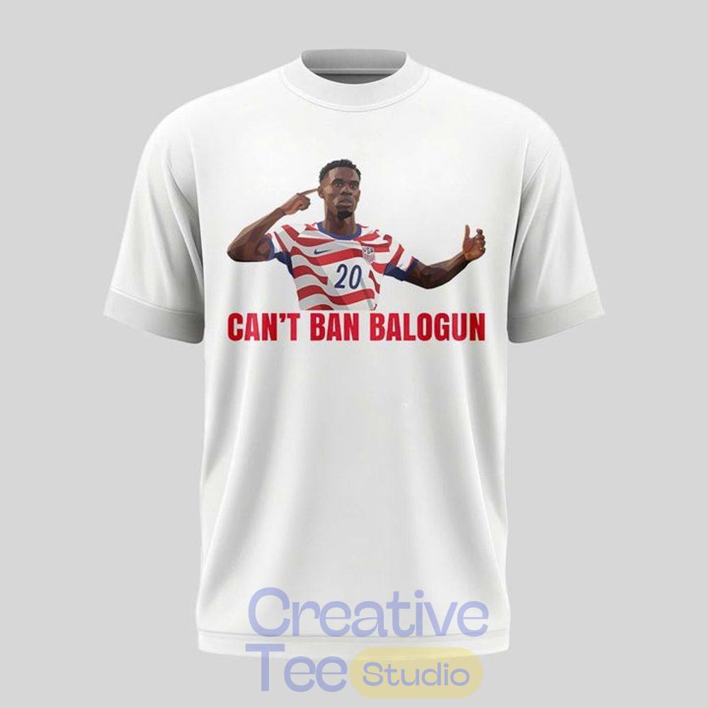 Soccer World Cup 2026 “Can’t Ban Balogun” T-Shirt Soccer World Cup 2026 “Can’t Ban Balogun” T-Shirt