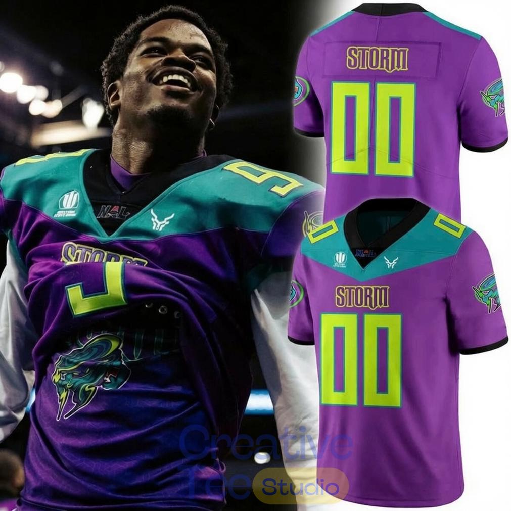 Southwest Kansas Storm 2026 NAL Championship Game Custom Football Jersey Southwest Kansas Storm 2026 NAL Championship Game Custom Football Jersey