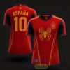 Spain x Spider-Man Marvel FIFA World Cup 2026 Personalized Soccer Jersey