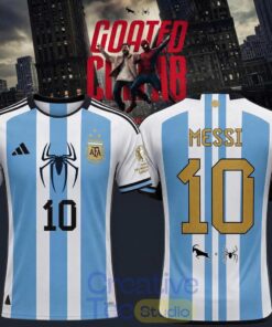 Spider Man x Argentina Messi Soccer Jersey Spider Man x Argentina Messi Soccer Jersey