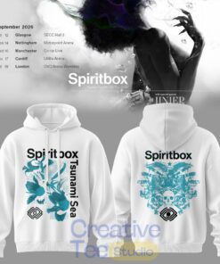 Spiritbox Tsunami Sea 2026 Abyss Echo Vintage Graphic Hoodie