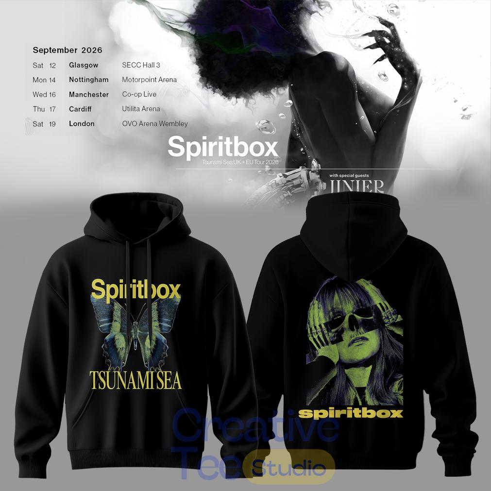 Spiritbox Tsunami Sea 2026 Abyss Echo Vintage Graphic Hoodie Spiritbox Tsunami Sea 2026 Abyss Echo Vintage Graphic Hoodie