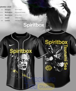 Spiritbox Tsunami Sea 2026 Golden Ruin Vintage Baseball Jersey
