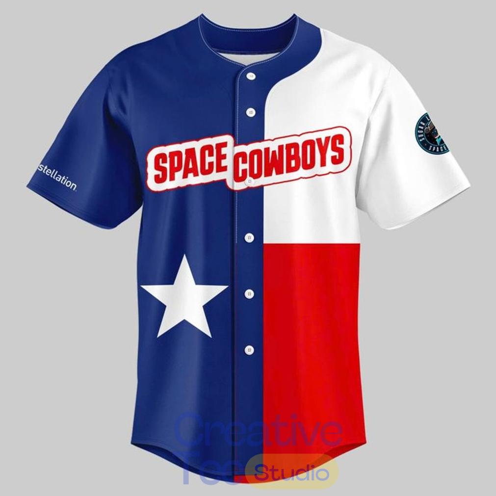Sugar Land Space Cowboys 2026 Texas Flag Baseball Jersey Sugar Land Space Cowboys 2026 Texas Flag Baseball Jersey