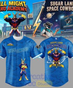 Sugar Land Space Cowboys My Hero Academia Night Baseball Jersey