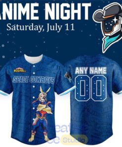 Sugar Land Space Cowboys x Anime Night 2026 Custom Baseball Jersey
