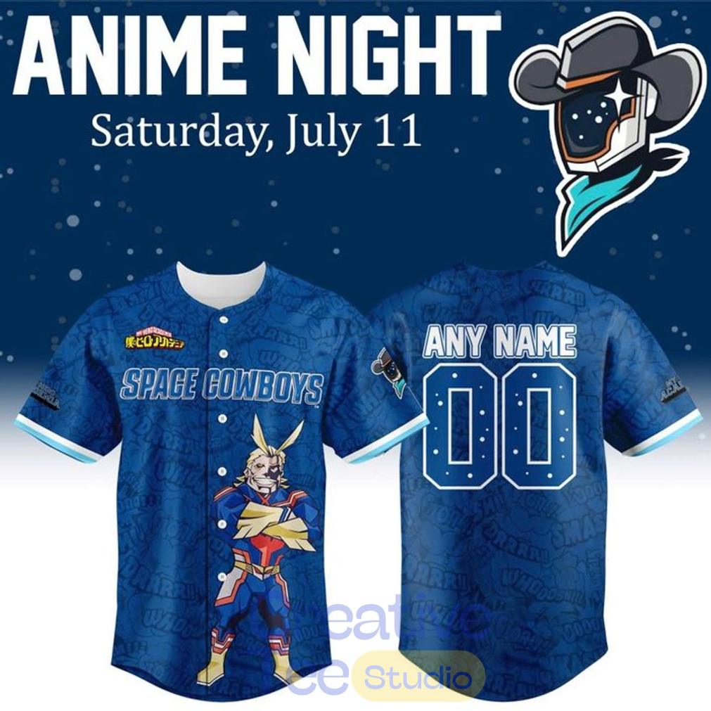 Sugar Land Space Cowboys x Anime Night 2026 Custom Baseball Jersey Sugar Land Space Cowboys x Anime Night 2026 Custom Baseball Jersey