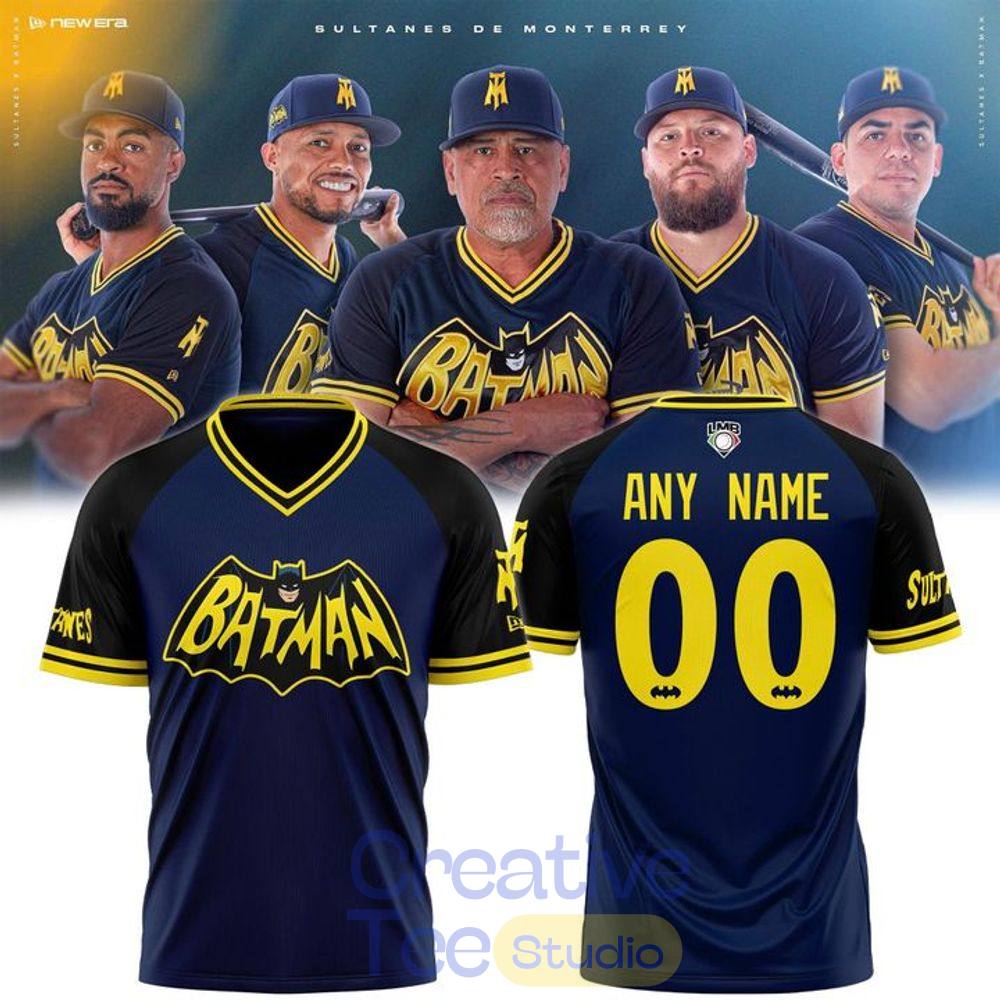 Sultanes de Monterrey x Batman 2026 Jersey Shirt Sultanes de Monterrey x Batman 2026 Jersey Shirt