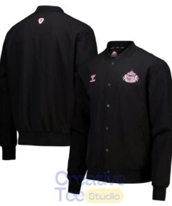 Sunderland x Elvis Hummel Away Matchday Black Varsity Jacket Sunderland x Elvis Hummel Away Matchday Black Varsity Jacket