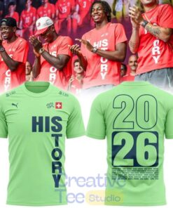 Switzerland National Team “HISTORY 2026” Limited Edition Red T-Shirt
